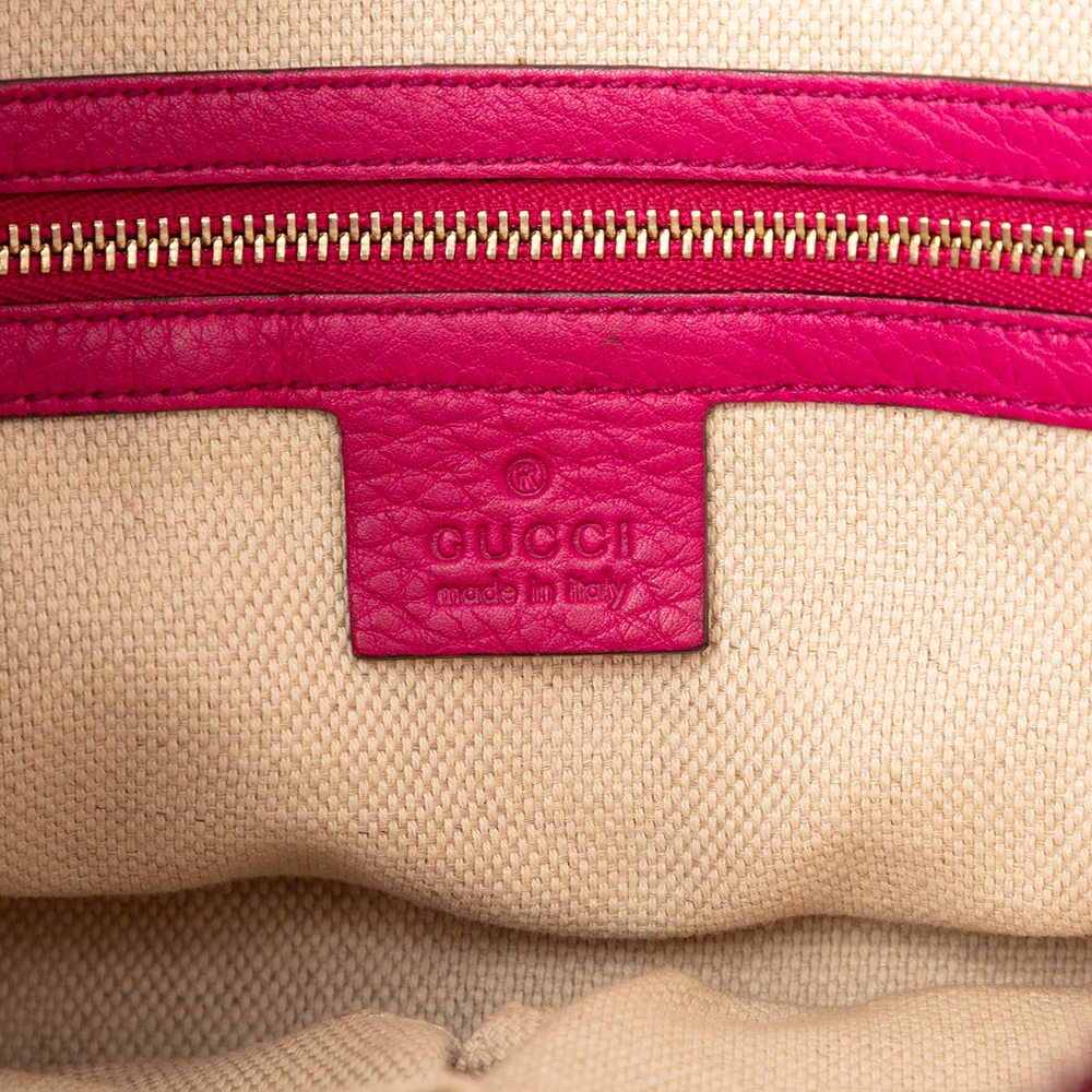 Pre-Loved Gucci Small Calfskin Soho Cellarius Satchel - Picture 5 of 7